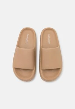 Even&Odd Pool Slides - Beige -Affordable Shoe Store 005843ee089d456aa0d20271bdbd3d18