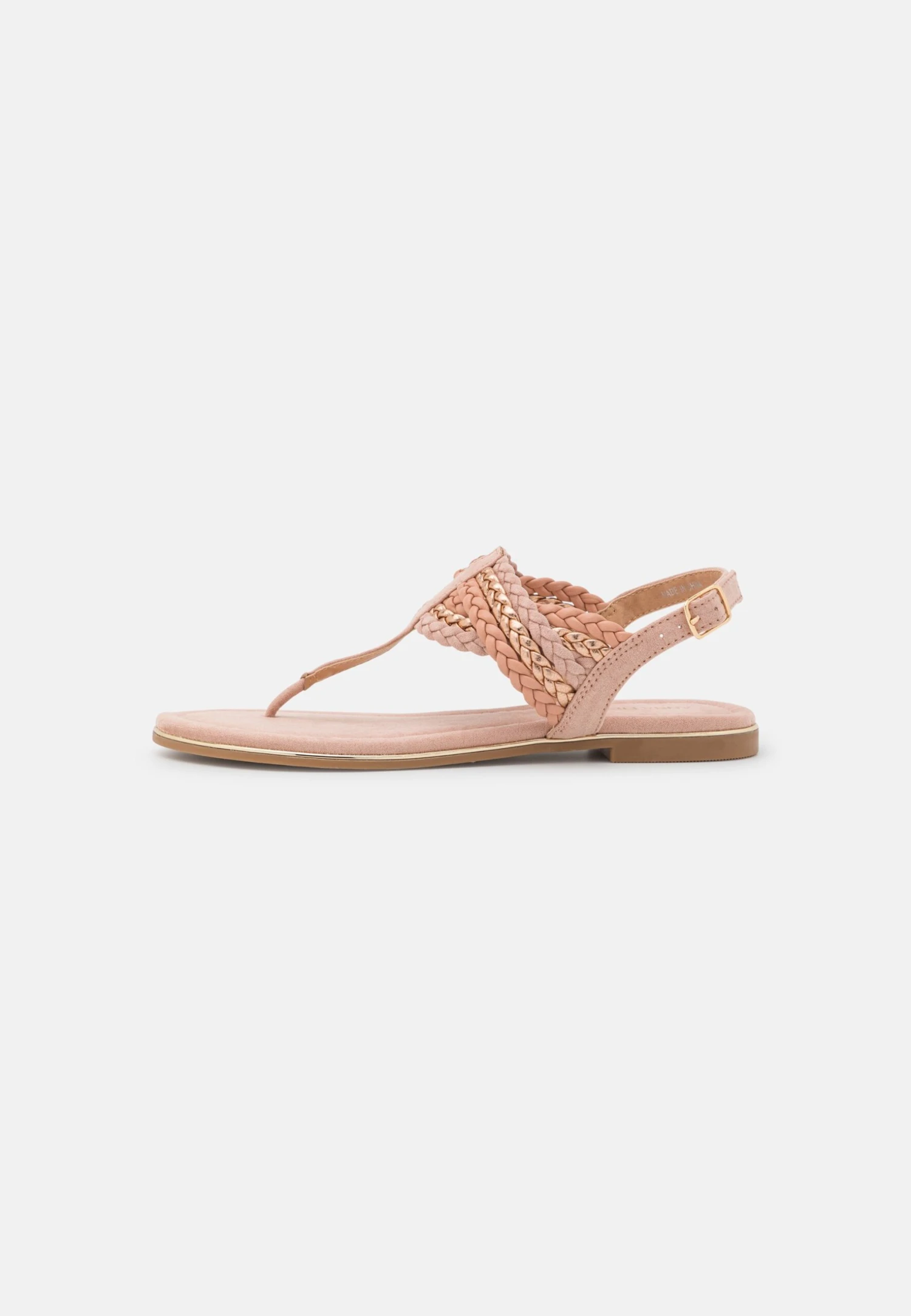 Anna Field T-Bar Sandals - Rose Gold-Coloured 4 Anna Field T-Bar Sandals - Rose Gold-Coloured - Image 2