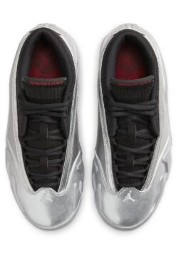 Wmns Air Jordan 14 Retro Low - Trainers - Mtlc Slvr/Fr Rd-Wlf Gry-Black -Affordable Shoe Store 023861ff1953488d87958b4686d67ac2