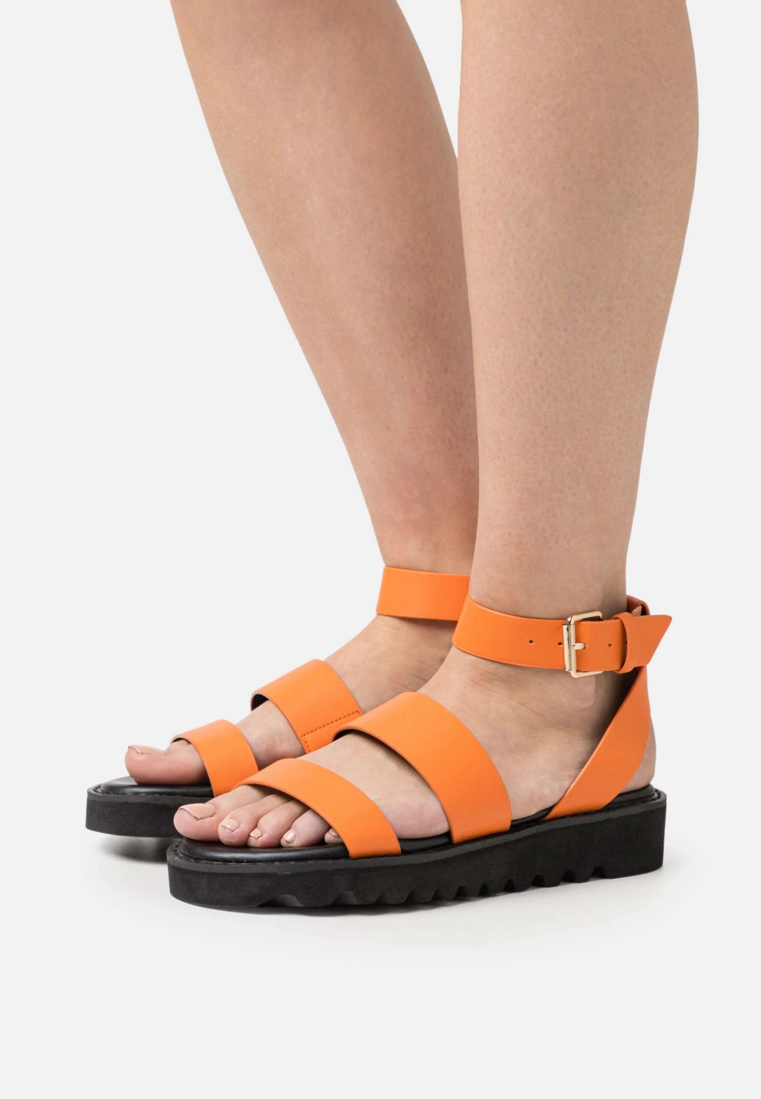 Platform Sandals - Orange 3 Platform Sandals - Orange