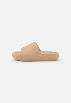 Even&Odd Pool Slides - Beige -Affordable Shoe Store 07dcce573a8142e7b47da1d616a2bf71