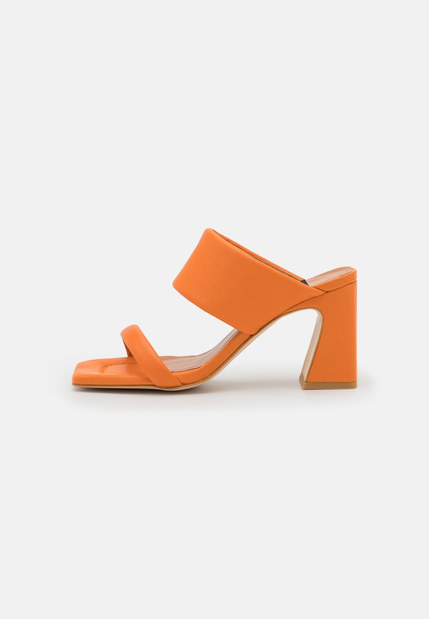ANGEL ALARCON Heeled Mules - Orange 4 ANGEL ALARCON Heeled Mules - Orange - Image 2