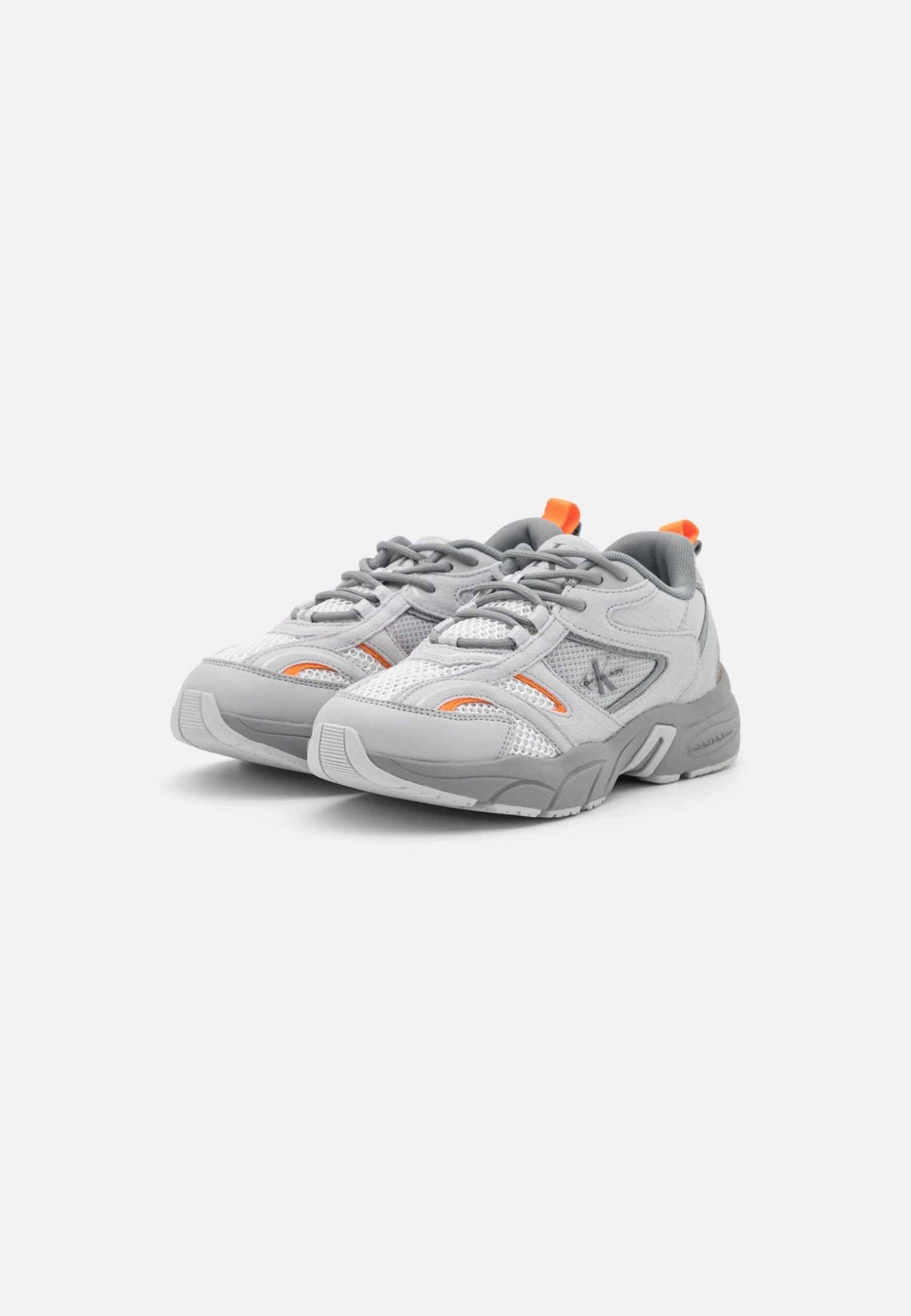 Calvin Klein Jeans Retro Tennis Oversized- Trainers - Oyster Mushroom/Grey/Orange 5 Calvin Klein Jeans Retro Tennis Oversized- Trainers - Oyster Mushroom/Grey/Orange - Image 3