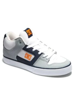 DC SHOES Pure Mid - Skate Shoes - Xwsn White Grey Orange -Affordable Shoe Store 1125908069e34db79d631a382138e77d