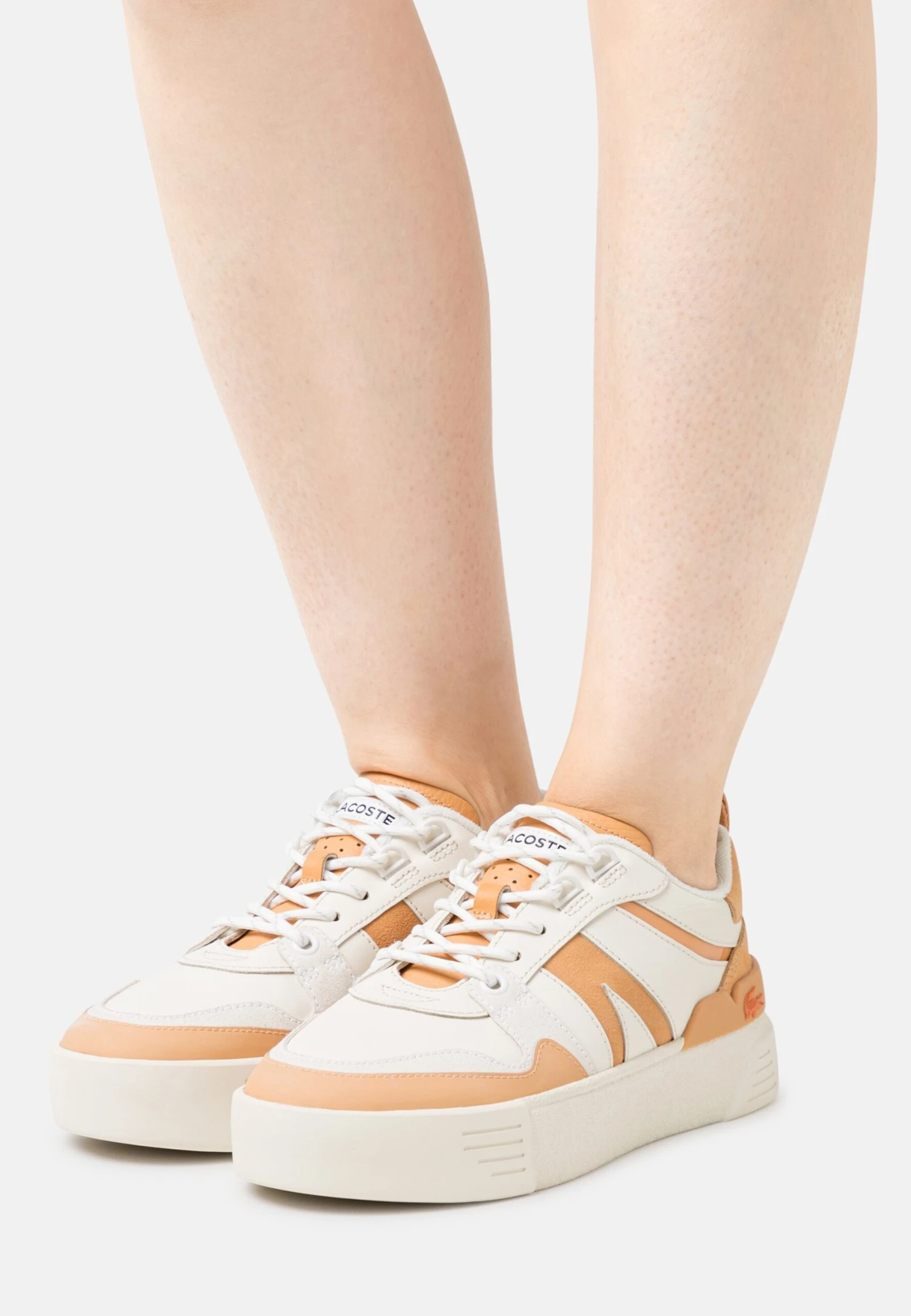 Lacoste Trainers - White/Light Pink 3 Lacoste Trainers - White/Light Pink