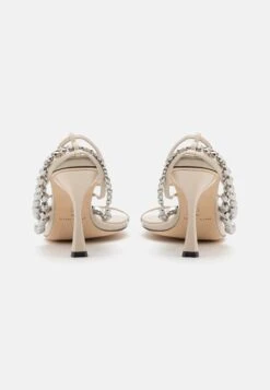 Trinket Heel - High Heeled Sandals - White 12 Trinket Heel - High Heeled Sandals - White -Affordable Shoe Store 15c7e5e6a60444ce809ef011476e1087