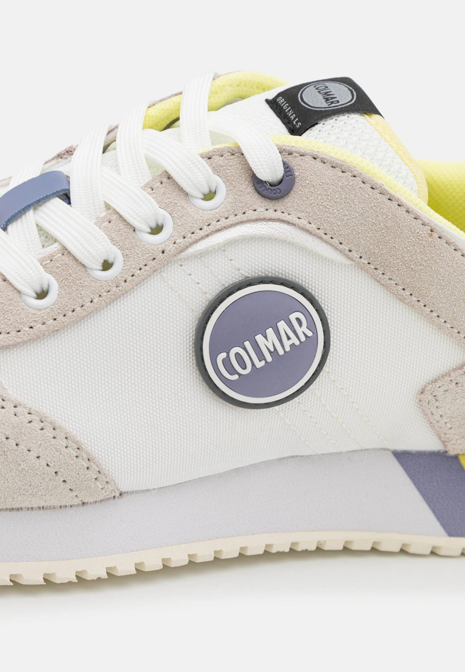Colmar Originals Travis Plus - Trainers - White/Yellow/Purple 9 Colmar Originals Travis Plus - Trainers - White/Yellow/Purple - Image 7