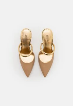 MICHAEL Michael Kors Jessa Mule- Heeled Mules - Camel 13 MICHAEL Michael Kors Jessa Mule- Heeled Mules - Camel -Affordable Shoe Store 1638173289f84825844d194b2026a658