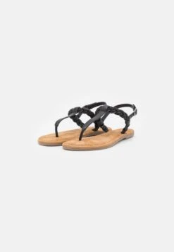 Tamaris T-Bar Sandals - Black -Affordable Shoe Store 1829a2fadb3a4e53b61ffa171ad166a6