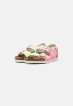 Birkenstock Milano Ombre Narrow Fit - Sandals - Candy Pink/Faded Lime -Affordable Shoe Store 29b7e3679bf945738b92524f65cae10a