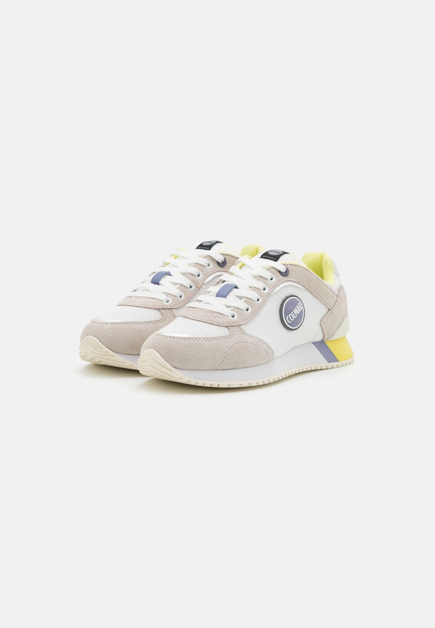 Colmar Originals Travis Plus - Trainers - White/Yellow/Purple 5 Colmar Originals Travis Plus - Trainers - White/Yellow/Purple - Image 3