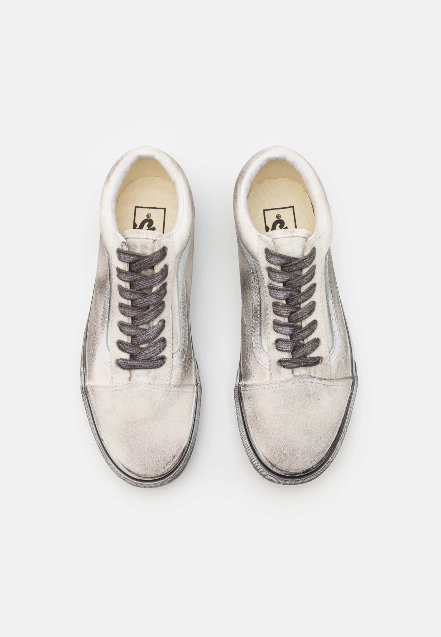 Vans Old Skool Unisex - Trainers - Stressed White/White 6 Vans Old Skool Unisex - Trainers - Stressed White/White - Image 4