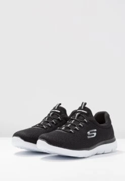 Summits Wide Fit - Trainers - Black/White -Affordable Shoe Store 338845b780014427b604aee73c4b0129