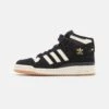 Adidas Originals Forum Mid Unisex - High-Top Trainers - Core Black/Cream White -Affordable Shoe Store 359e5f3499e94110af0ba5f2201658eb
