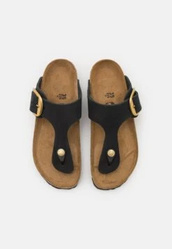 Birkenstock Gizeh Big Buckle Narrow - Mules - Black -Affordable Shoe Store 3ab212349e8d4d5188c13f29218fca4d