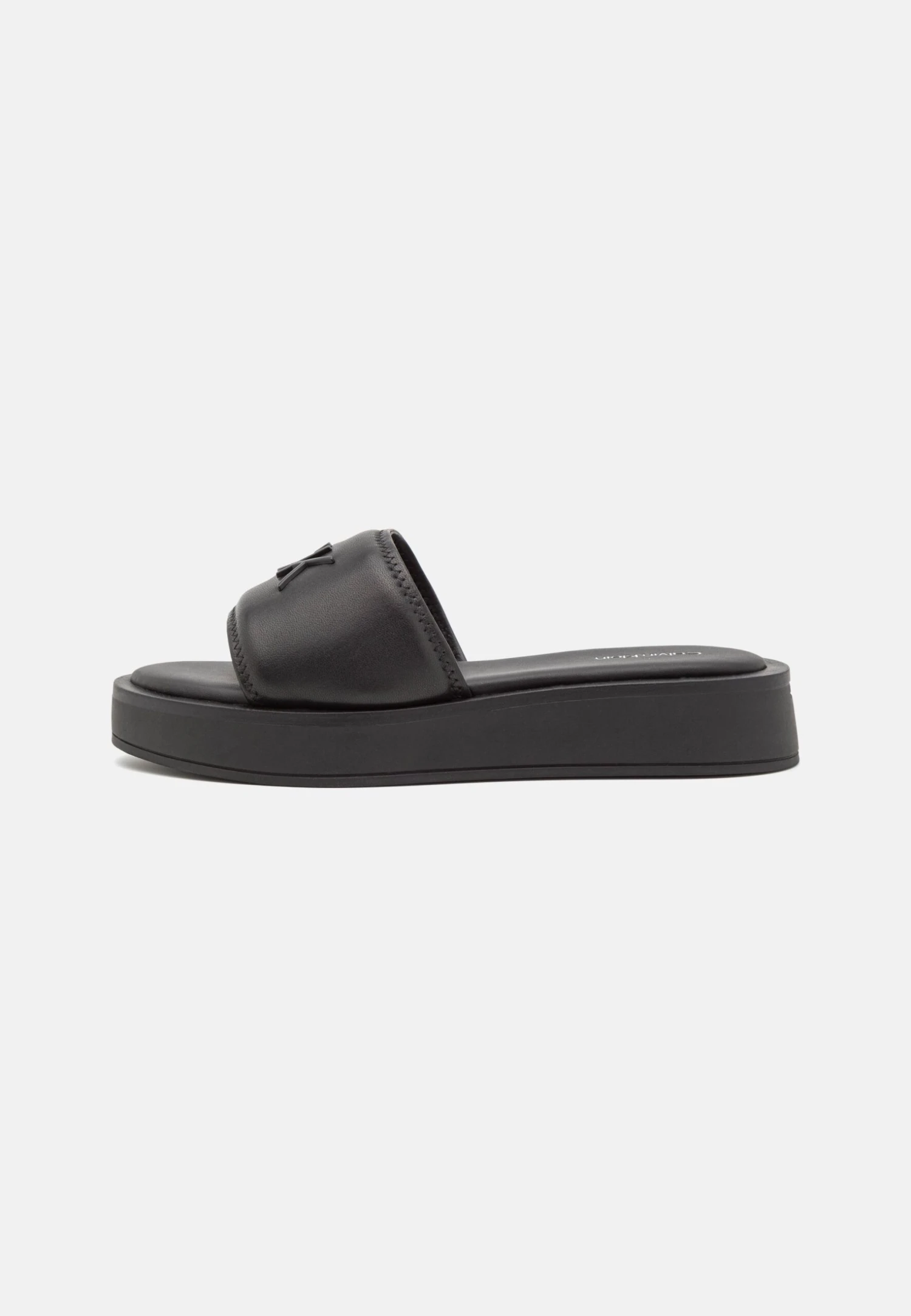 Calvin Klein Dress Flatform- Heeled Mules - Black 4 Calvin Klein Dress Flatform- Heeled Mules - Black - Image 2