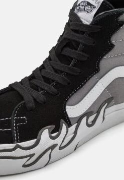 Vans Sk8-Hi Flame Unisex - High-Top Trainers - Gray -Affordable Shoe Store 433169a67cc84682bc96c71cbeee623e