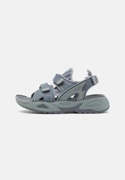 Puma Traek Unisex - Walking Sandals - Gray Tile/Cool Light Gray/Cayenne Pepper