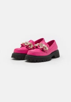 KOI FOOTWEAR Sunset Leaves Flower Loafers - Slip-Ons - Pink -Affordable Shoe Store 45cac3e2cbf44b8697b06ee70458a851