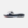 Nike Sportswear Air Max 1 Unisex - Mules - White/Obsidian/Light Neutral Grey/University Red