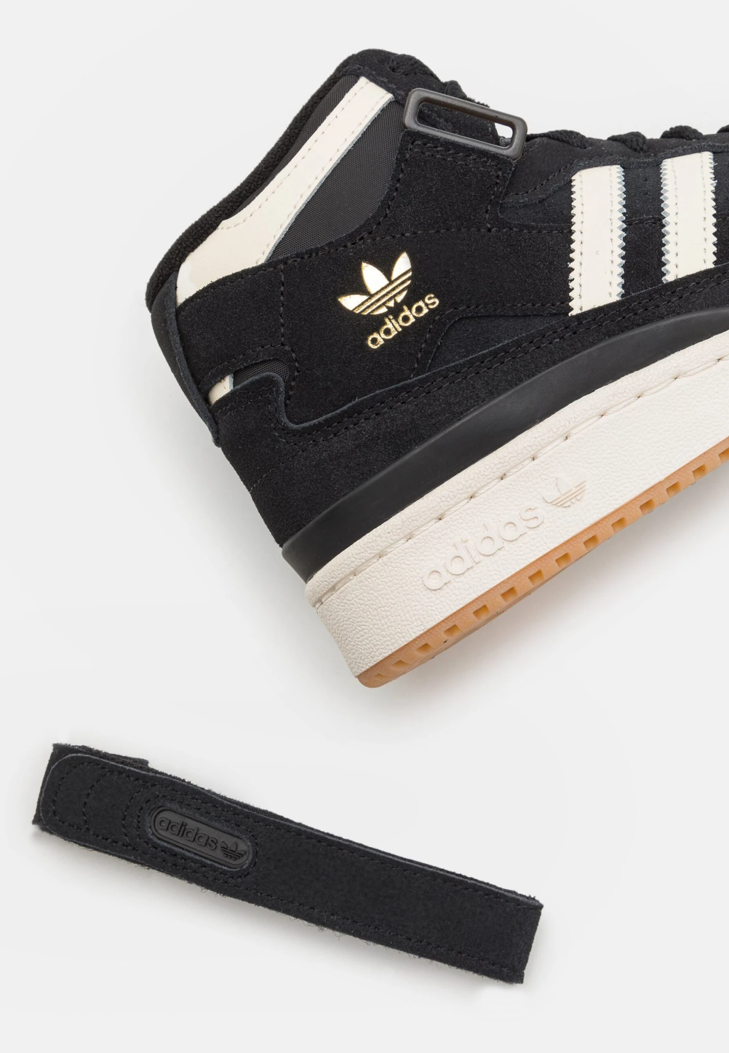 Adidas Originals Forum Mid Unisex - High-Top Trainers - Core Black/Cream White 8 Adidas Originals Forum Mid Unisex - High-Top Trainers - Core Black/Cream White - Image 6