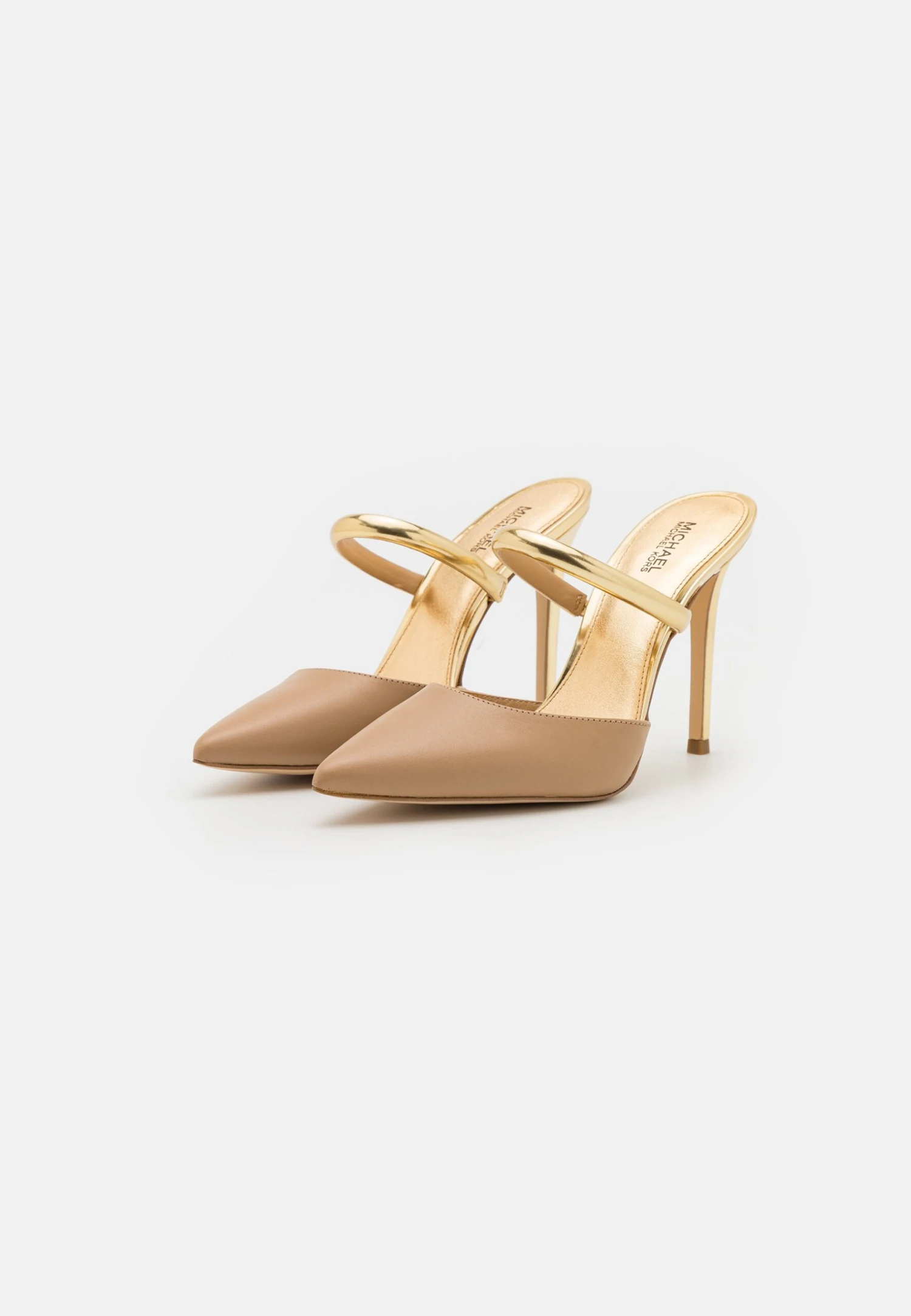 MICHAEL Michael Kors Jessa Mule- Heeled Mules - Camel 5 MICHAEL Michael Kors Jessa Mule- Heeled Mules - Camel - Image 3