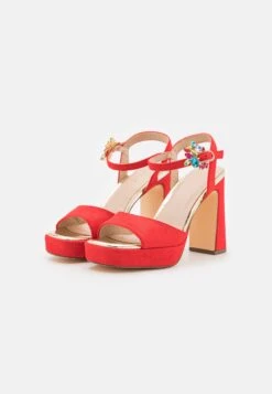 Menbur High Heeled Sandals - Rot -Affordable Shoe Store 52bbe355d5584c2fb3082ba3b1304954