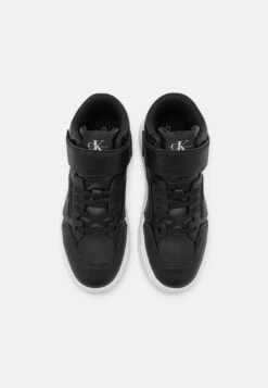 Calvin Klein Jeans Chunky Cupsole Laceup Mid - High-Top Trainers - Black -Affordable Shoe Store 56bf24a84fac4996a0d76e667b019c37