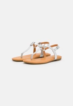 Ugg Madeena - T-Bar Sandals - Silver Metallic -Affordable Shoe Store 56d30feb98ec4befb696b2f0fa968e34