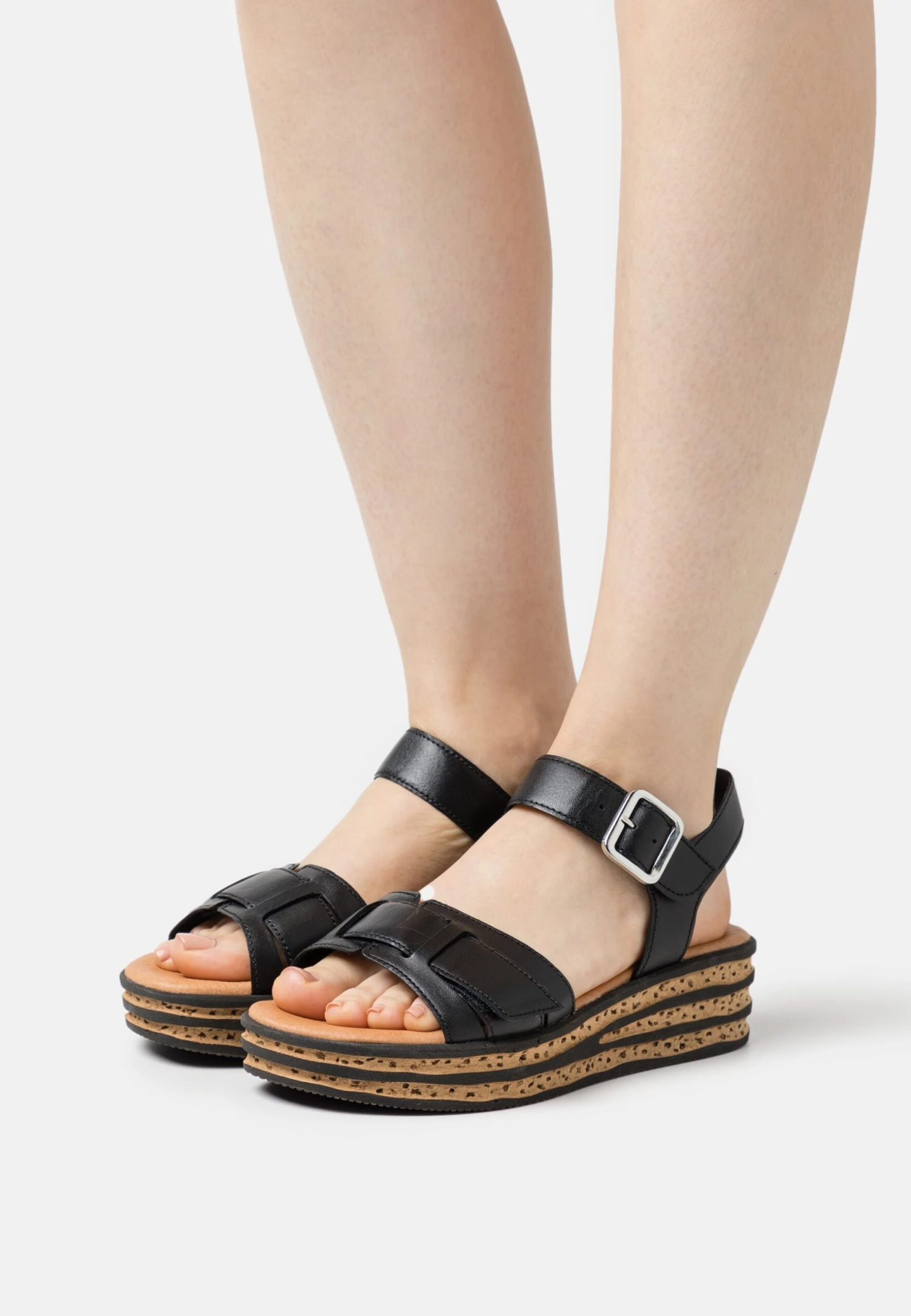 Gabor Platform Sandals - Schwarz 3 Gabor Platform Sandals - Schwarz