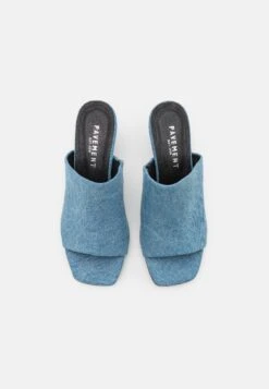 Pavement Dede Denim - Heeled Mules -Affordable Shoe Store 579bfd0bab53427083c42414f065e105