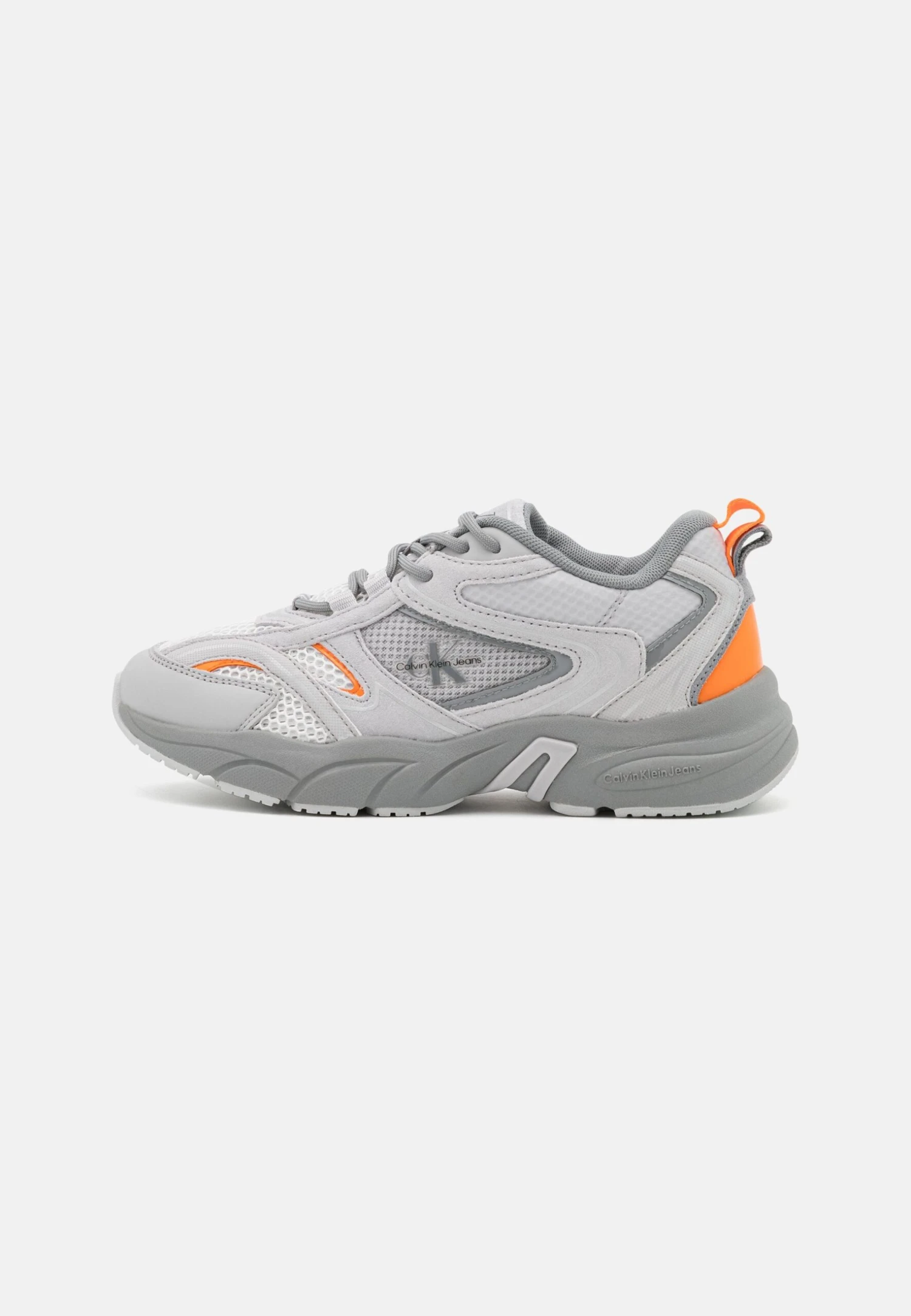Calvin Klein Jeans Retro Tennis Oversized- Trainers - Oyster Mushroom/Grey/Orange 4 Calvin Klein Jeans Retro Tennis Oversized- Trainers - Oyster Mushroom/Grey/Orange - Image 2