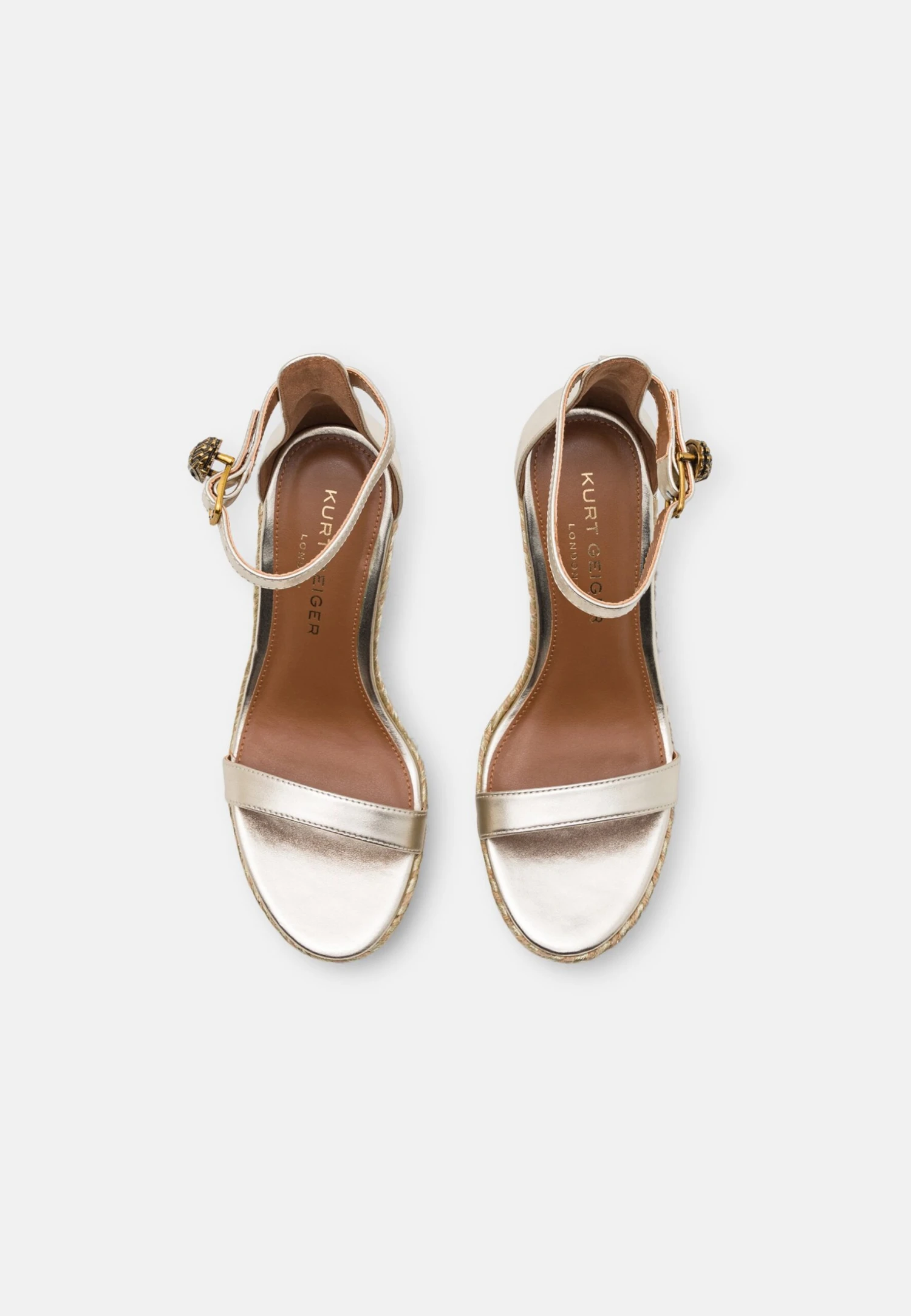 Kurt Geiger London Shoreditch - High Heeled Sandals - Gold 7 Kurt Geiger London Shoreditch - High Heeled Sandals - Gold - Image 5