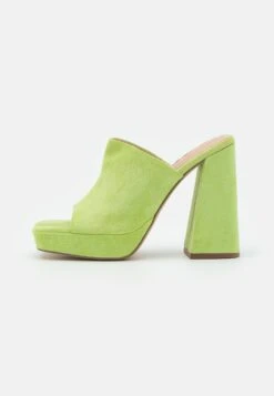 FREE PEOPLE Margo Mule - Heeled Mules - Green -Affordable Shoe Store 5f58861164fa4102a1b9fd1b387a6b93