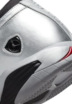 Wmns Air Jordan 14 Retro Low - Trainers - Mtlc Slvr/Fr Rd-Wlf Gry-Black -Affordable Shoe Store 62534fe67391411bbddc40fa3ca2026d