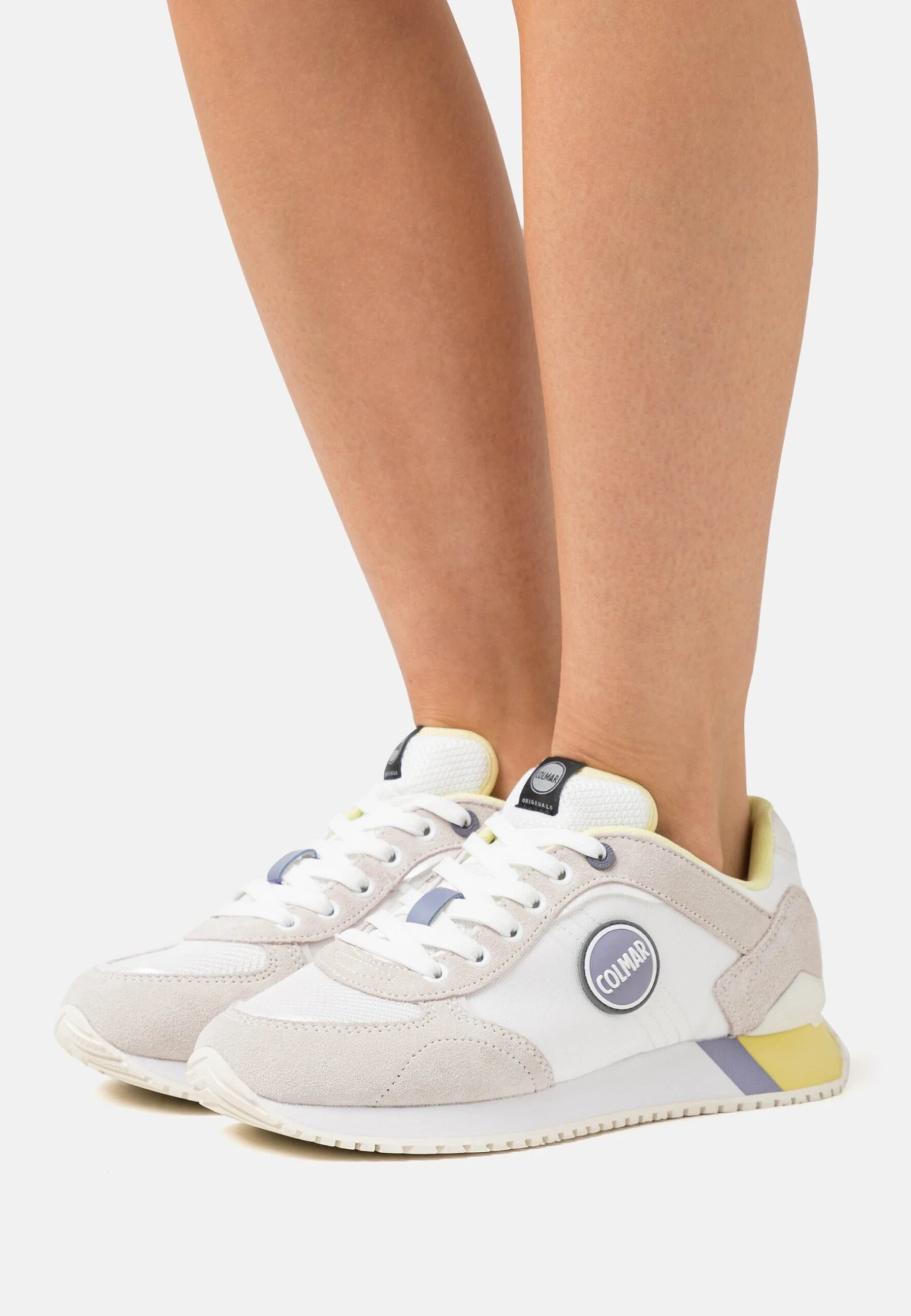 Colmar Originals Travis Plus - Trainers - White/Yellow/Purple 3 Colmar Originals Travis Plus - Trainers - White/Yellow/Purple