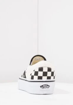 Vans Ua Classic Slip-On Platform - Slip-Ons - Black/White -Affordable Shoe Store 68b30c698f9d4b9e946f61f4689392f3