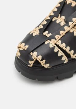 Loeffler Randall Talia Platform Fisherman - Platform Sandals - Black/Natural -Affordable Shoe Store 690b5103b26a4b0b8bb6f2afec9ca75f