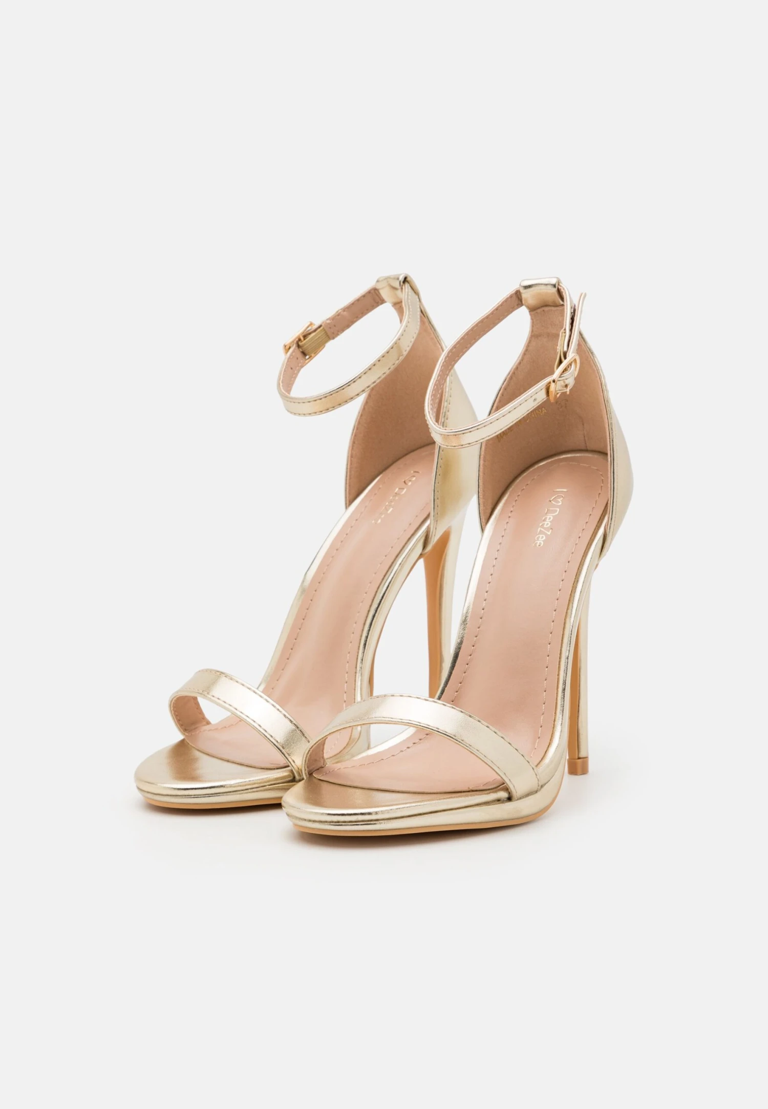 Zalbuena - High Heeled Sandals - Gold 5 Zalbuena - High Heeled Sandals - Gold - Image 3