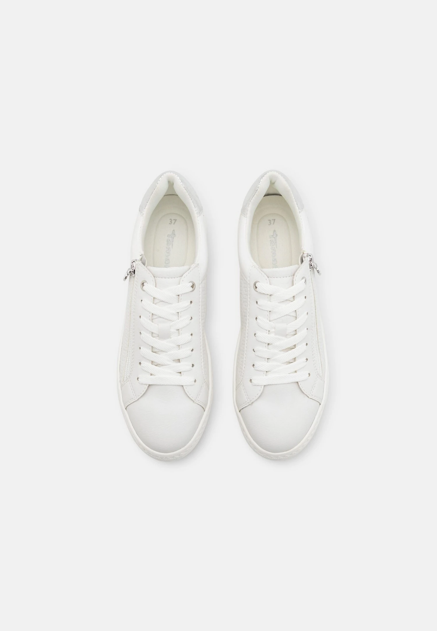 Tamaris Trainers - White/Silver 8 Tamaris Trainers - White/Silver - Image 6