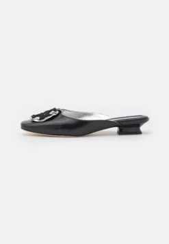 Tory Burch Patos Logo Kitten Heel - Mules - Perfect Black 10 Tory Burch Patos Logo Kitten Heel - Mules - Perfect Black -Affordable Shoe Store 729c718e17874bffb5ac76f6be2d8b3a