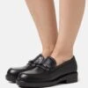 Calvin Klein Sole Loafer - Slip-Ons - Black -Affordable Shoe Store 72a50a8378964f338050f0b63a761cc2