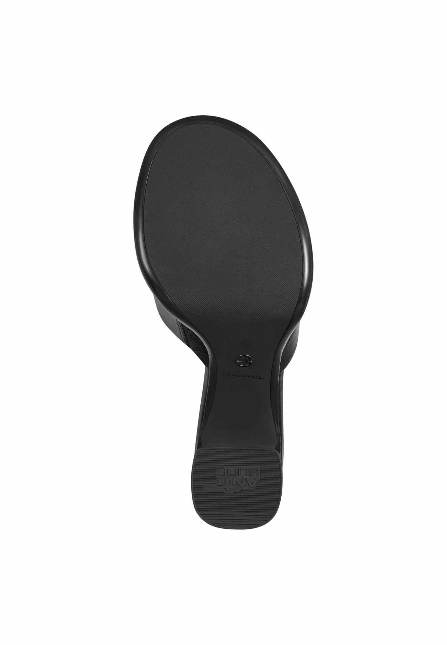 Tamaris Heeled Mules - Black 6 Tamaris Heeled Mules - Black - Image 4