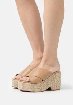 Mia Cross Over Mule - Heeled Mules