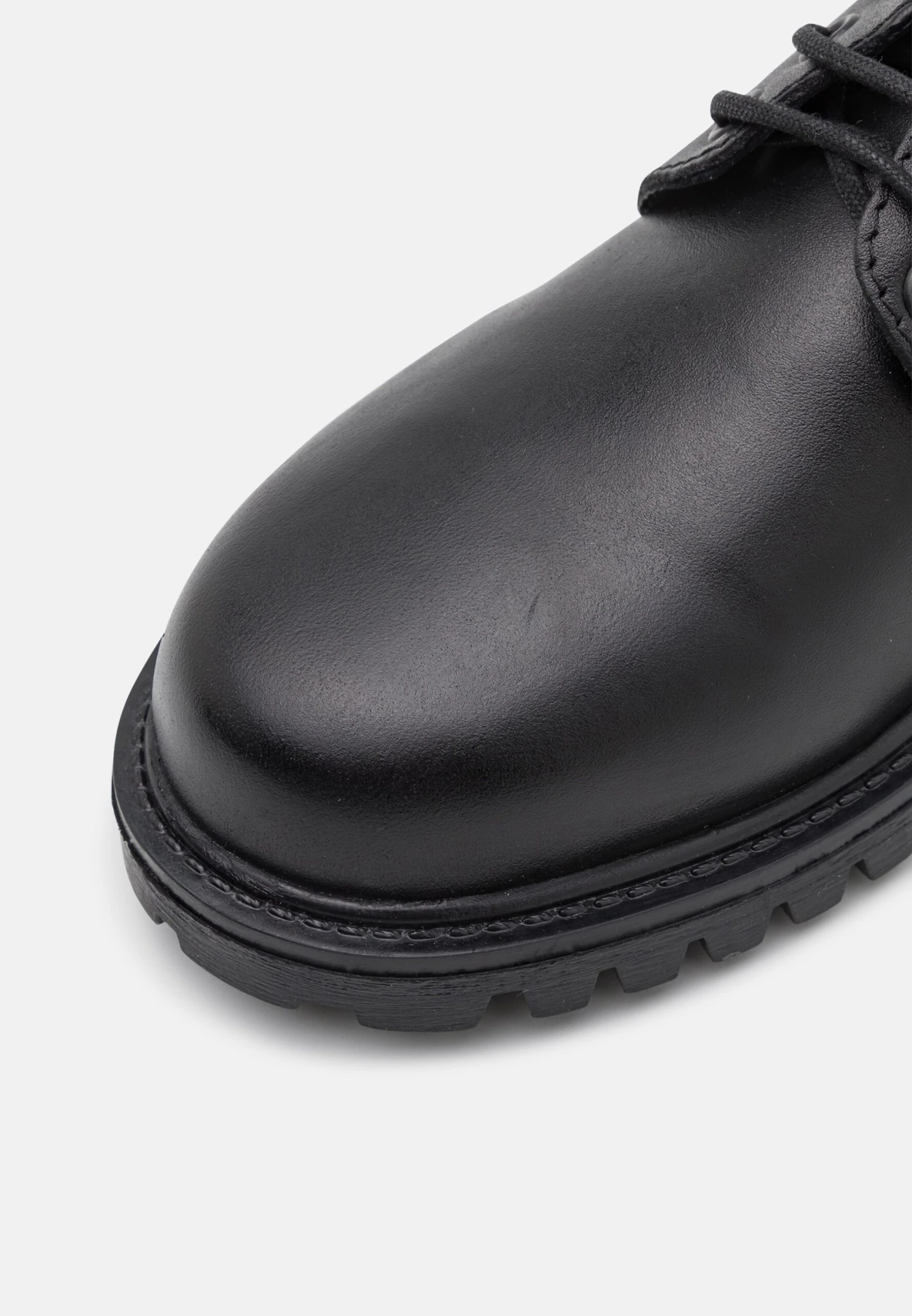 Zena Unisex - Casual Lace-Ups - Black 6 Zena Unisex - Casual Lace-Ups - Black - Image 4