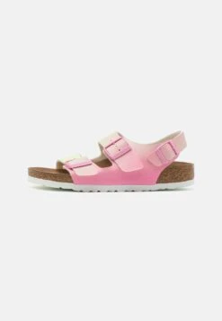 Birkenstock Milano Ombre Narrow Fit - Sandals - Candy Pink/Faded Lime