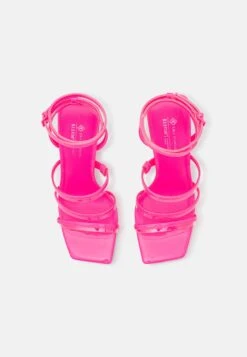Call It Spring Vegan Laula - High Heeled Sandals - Bright Pink -Affordable Shoe Store 84554d8c6cf34f89a1bbf9d821e2f363