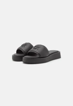 Calvin Klein Dress Flatform- Heeled Mules - Black 10 Calvin Klein Dress Flatform- Heeled Mules - Black -Affordable Shoe Store 86bf4aa8e33146158adf50aaa218a85e