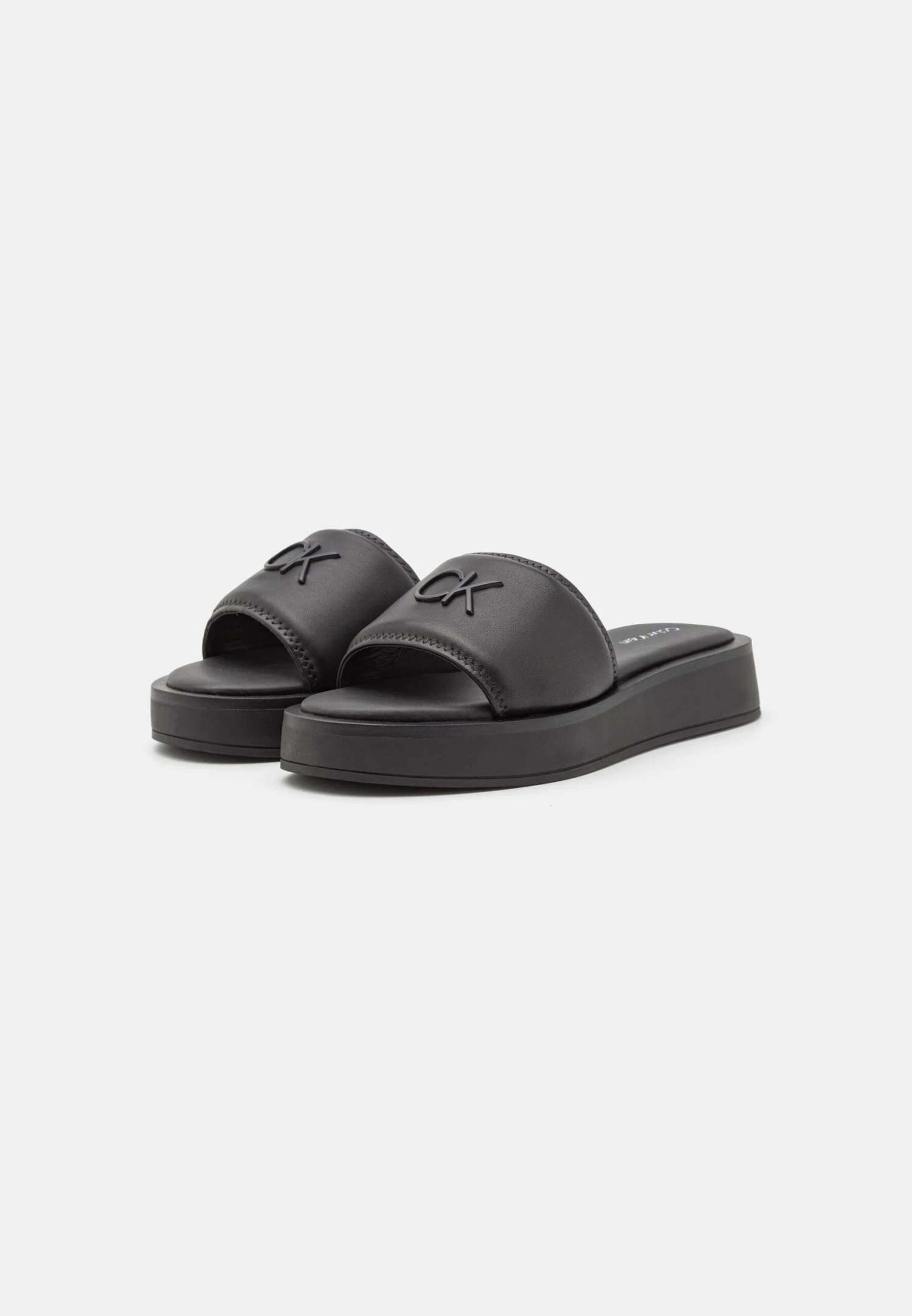 Calvin Klein Dress Flatform- Heeled Mules - Black 5 Calvin Klein Dress Flatform- Heeled Mules - Black - Image 3