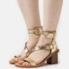 Zadig & Voltaire Cecilia Caprese- Ankle Cuff Sandals - Gold -Affordable Shoe Store 887e0e98d5b844c0add8b34daf28d37c